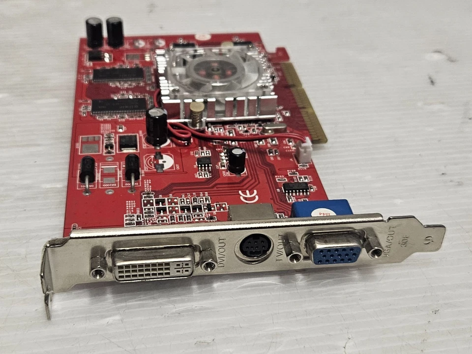 ATI Radeon 9250 128MB DDR, 128BIT, AGP 8x, Palit AA-92500-TD11-AGP10B, WORKING - Image 2 of 4