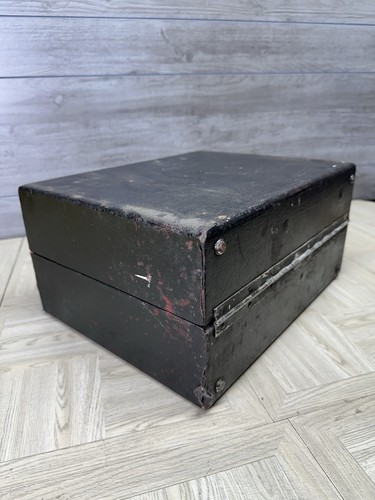 Antique Puritone Portable Phonograph Record Player Tabletop Art Deco Works - Picture 18 of 23