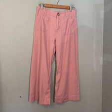 Anthropologie Maeve The Colette Cropped Wide Leg Pants Lavender Size 29P