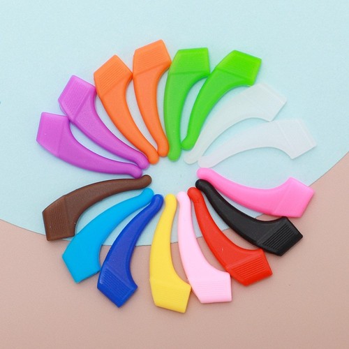 4 Pairs Glasses Anti-Slip Ear Hooks Tip Eyeglasses Grip Non-slip Temple Holder - Picture 6 of 30