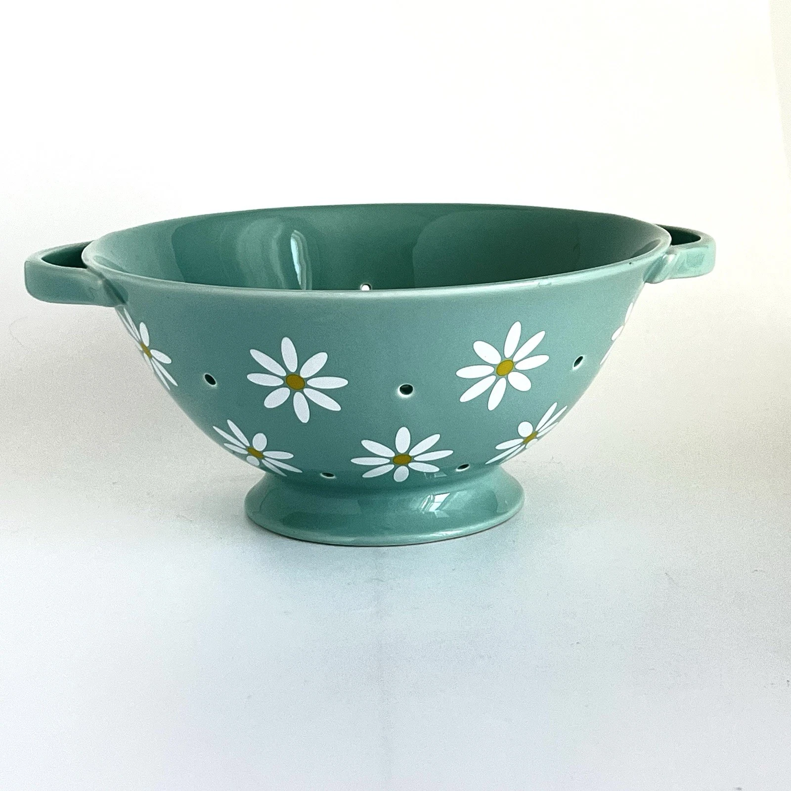 Colander With Daisies Mint Green By Teleflora Cottagecore Country Farm Spring
Opens in a new window