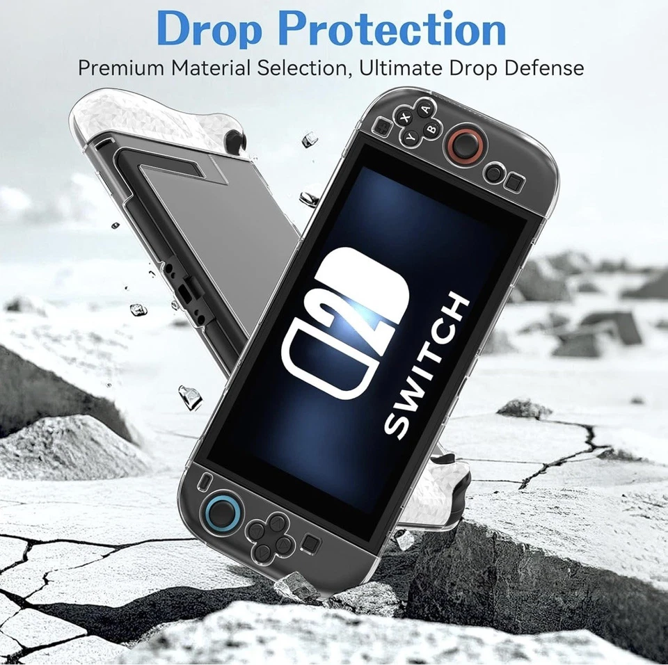 Funda Acoplable Transparente Ivoler para Nintendo Switch 2, Nueva en Caja Foto 2 de 4