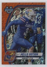 2024 Bowman U Chrome Orange Shimmer Refractor /25 Mello Dotson #130