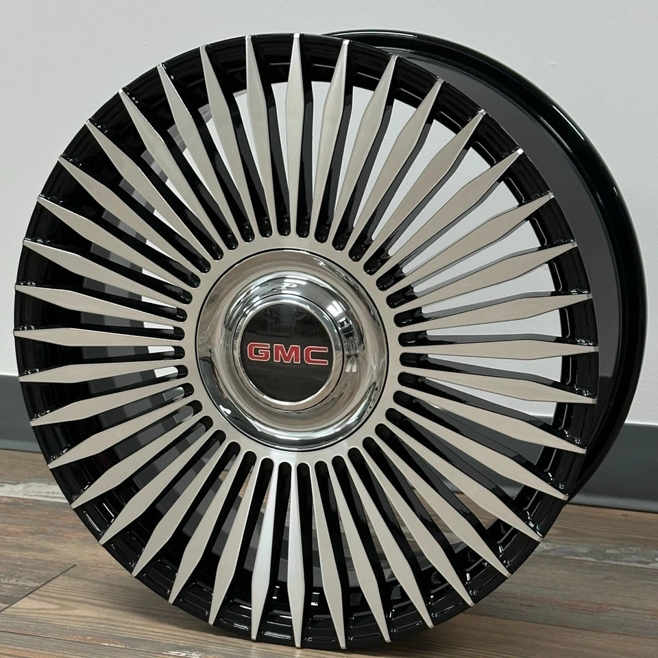 Llanta forjada 20x8,5 para GMC 5Lugs 5x127 / 5x120,65 ET+15mm con tapa flotante Foto 2 de 4