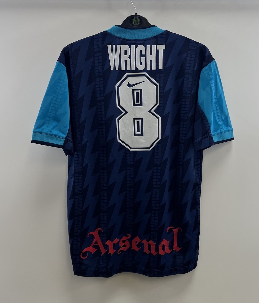 Arsenal Wright 8 Away Football Shirt 1994/95 Adults Medium