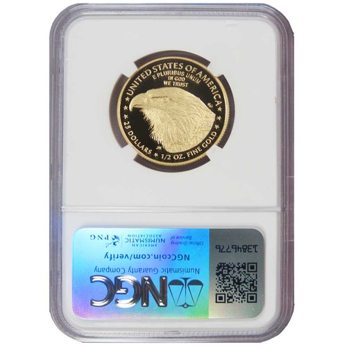 2024-W Proof $25 American Gold Eagle 1/2 oz NGC PF69UC Mint Error - Picture 2 of 3