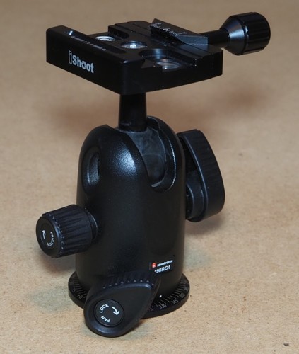 Manfrotto 498 RC4 Kugelkopf, mit neuer "Arca-Swiss"-Schnellkupplung - neuwertig - Bild 2 von 7