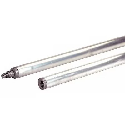 Marshalltown B5 72 Threaded Handle, 1-3/4 X 72 In, Aluminum