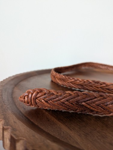 J.Crew Braided Italian Leather Belt - Picture 5 of 9