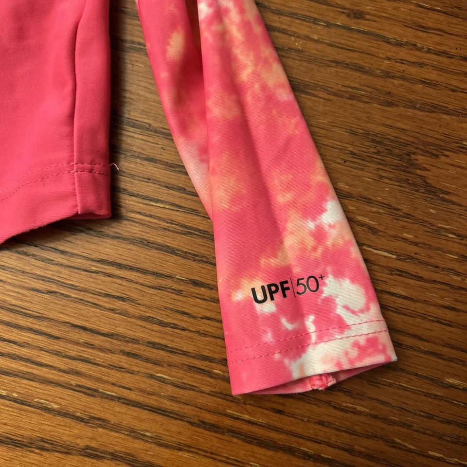 Camisa de Natación Hurley Talla 12M Niñas Bebé Infante Manga Larga Bloqueador Solar UPF 50 (4) Foto 3 de 4