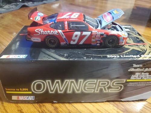 2003 Team Caliber 1:24 #97 Kurt Busch Rubbermaid Owner's Series Limited Edition - Picture 3 of 19