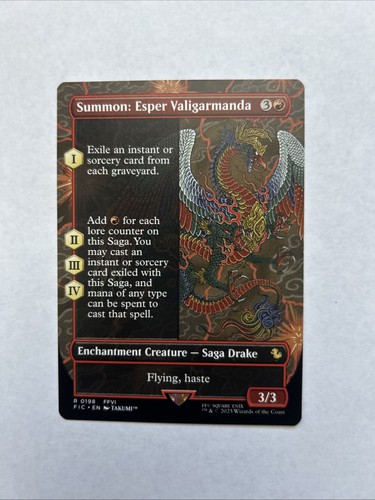 Summon: Esper Valigarmanda (Borderless) Commander: Final Fantasy Regular - Picture 1 of 2