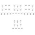 Set of 4 Self-adhesive Hooks Transparent Multifunctional Heavy Duty