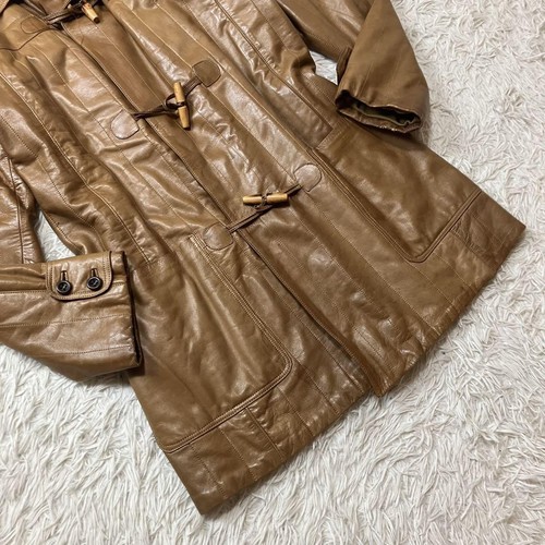 Loewe Shearling Coat Leather Toggle Fur Collar Included - Picture 4 of 10