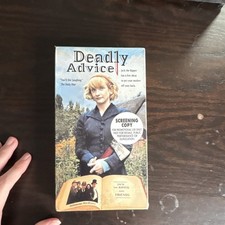 Warner Bros. Deadly Advice VHS Screening Copy Dark Comedy Jane Horrocks(sealed)