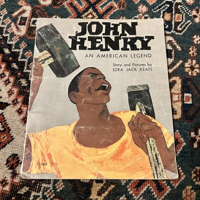 #ad John Henry an American Legend Paperback By Ezra Jack Keats VERY GOOD 1975 $4.08