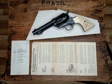 Vintage Hahn 45 Single Action CO2 BB Pistol Untested 