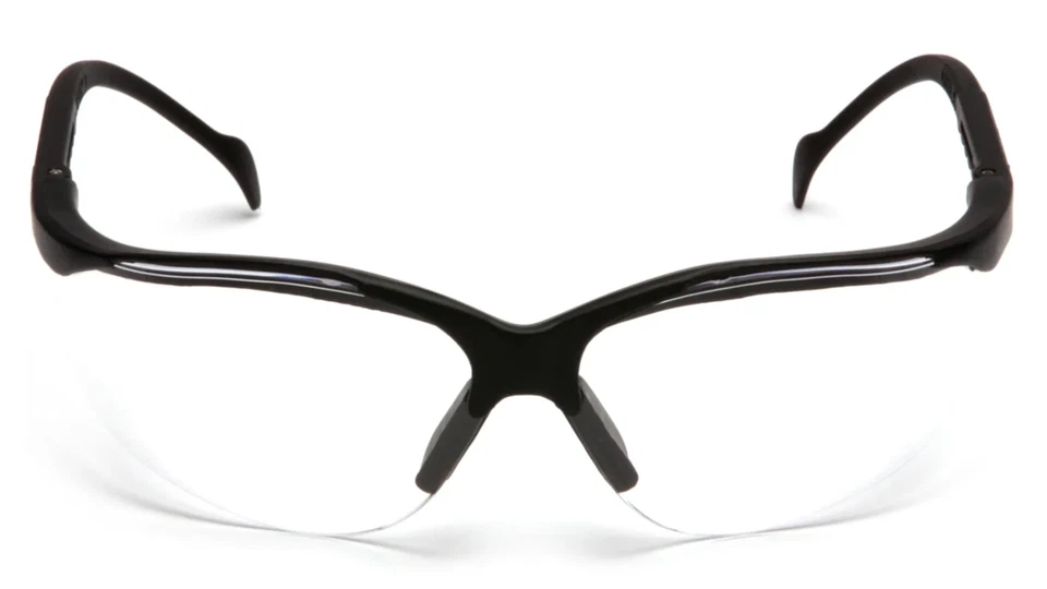 GAFAS DE SEGURIDAD PYRAMEX VENTURE II MARCO NEGRO CON LENTE ANTINIEBLA TRANSPARENTE SB1810ST Foto 2 de 4