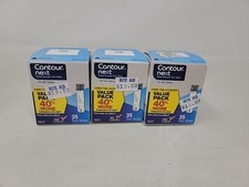 3 x Contour Next Blood Glucose  35 (35x3=105) Test Strips Exp- 8/31/2026
