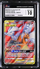 2019 Pokemon Reshiram & Charizard GX 194/214 Unbroken Bonds Holo PSA 10 194