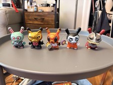 Kidrobot Dunny The Odd Ones Lot Of 5 (Lucyfur...