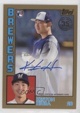 2019 Update 1984 Topps Baseball Rookie Gold 19/50 Keston Hiura #84R-KH Auto kq9