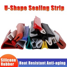 Silicone Rubber Edge Protector U Channel Guard Seal Strip Trim Car Door Boot