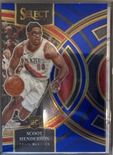 2023 Select #129 Scoot Henderson Blue Premier Rookie Portland Trail Blazers BB2