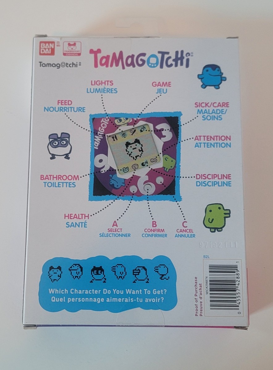 Bandai - Tamagotchi - Tamagotchi PIX - Sky viola - animale elettronico