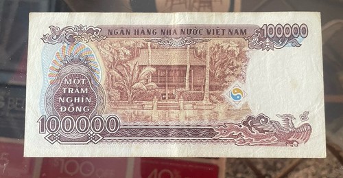 100.000 Dong VIETNAM, 1994 Banknote, World Currency - Picture 2 of 2