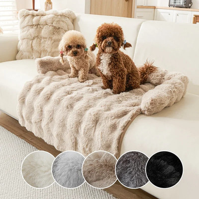 H Winter Warme Haustierdecke Weich Sofa Couch Abdeckung Kleine Hunde Katze