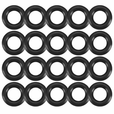 20pcs black nitrile butadiene rubber O-ring 4.8mm inner slide 1.9mm width #yr