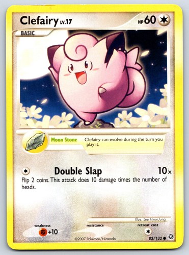 Clefairy - Secret Wonders 83/132 Pokemon Card LP - Picture 1 of 2