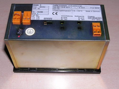 Knick 830 S2 Opt 162 Process Digital Indicator Loop Powered 20 mA used excellent - Bild 8 von 8