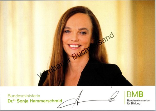 Autogramm Sonja Hammerschmid Bundesministerin SPÖ /// Autogramm Autograph signie - Picture 4 of 4