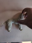 Vintage 1974 Imperial Toy Corp Afghan Hound Dog 1222 Hard Rubber 4" Tall