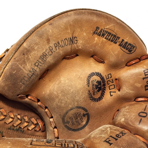 Pro Sports 7025 Catchers Mitt Glove Steer Hide Flex-O-Palm Vintage Made in Japan - Picture 18 of 24