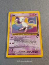 Pokemon Mew #8 Wotc Black Star Promo Non Glossy