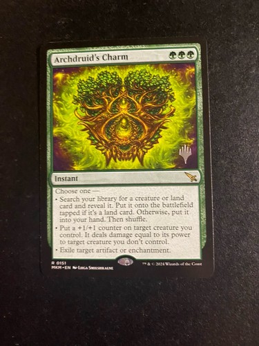 MTG - NM - Archdruid's Charm - Promo Pack - Murders at Karlov Manor