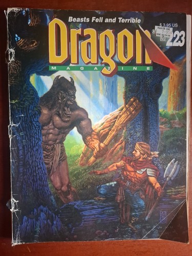 7x Dragon Magazine Bundle Early 90’s Vintage AD&D 180,203,211,222,223,230, 252 - Picture 14 of 23