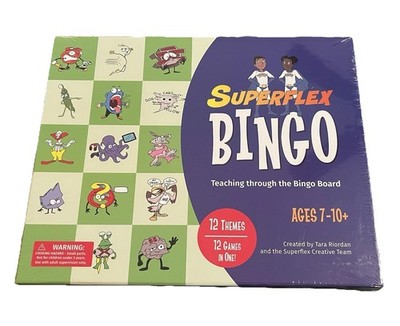 SUPERFLEX BINGO New in Box Sealed Tara Estes + Social Thinking Games - 2018 New