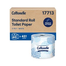 Cottonelle Professional Standard Roll Bulk Toilet Paper (17713), 2-Ply, White...