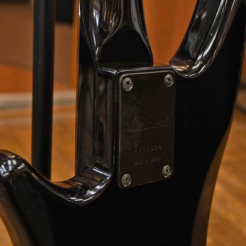 (Ibanez) Bajo sin cabeza usado 1985 AXB50 negro MIJ vintage HH hecho en Japón con GB - Imagen 8 de 24