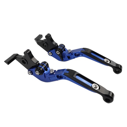 CNC Folding Extendable Brake Clutch Levers For Kawasaki Ninja 125 Z125 Z250 - Picture 8 of 11