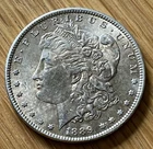 1889 Morgan $1 Silver Dollar - Light Obverse Toning - Uncirculated. Very Nice