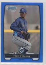 2012 Bowman Chrome Prospects Blue Refractor 215/250 Felipe Vazquez Rivero 0rf