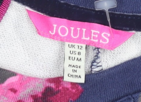 Joules Women's Floral Shift Dress, Multicoloured, Size 12 - Picture 3 of 12