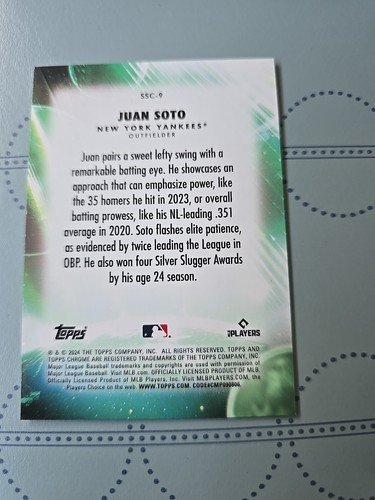 2024 Topps Chrome Stratosphere Stars JUAN SOTO No. SSC-9! - Picture 2 of 2