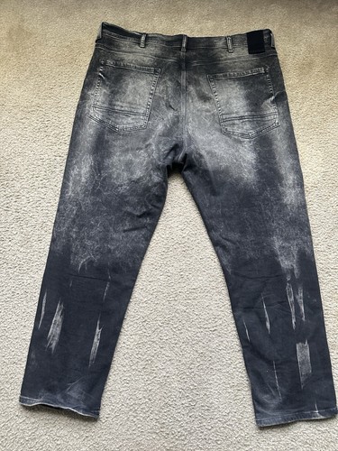 Herren Sean John Jeans Y2K Schwarz Athlete Tapered Stretch Größe 40x30 - Bild 4 von 6