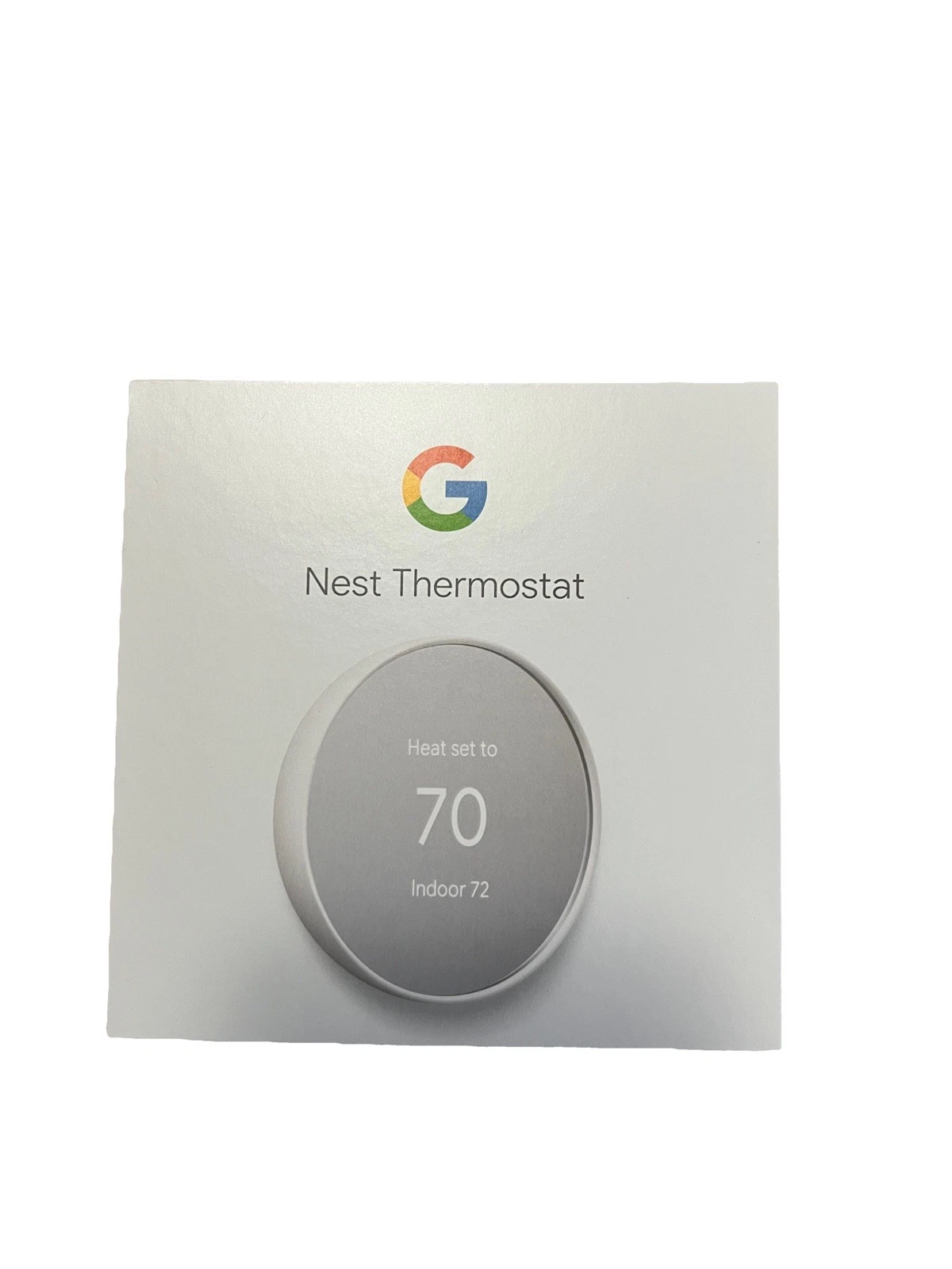 NEW factory Sealed Google Nest Smart Thermostat in snow Model G4CVZ